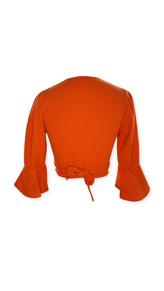 Flores Wrap Top